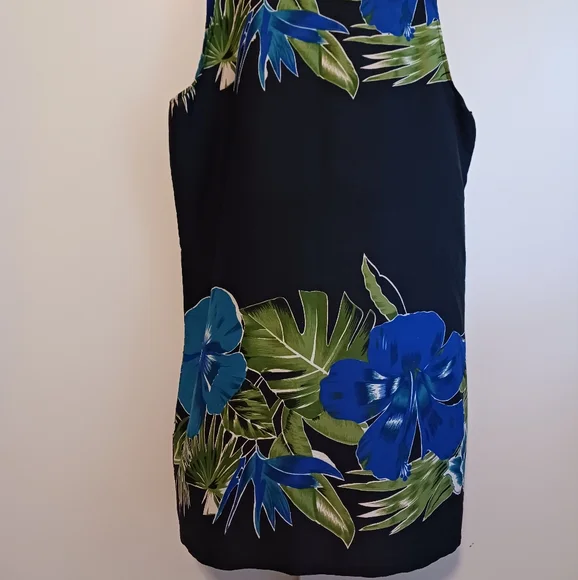 IN GEAR, SEQUINED PALM TREE TANK SUMMER DRESS..SIZE LARGE. - Picture 3 of 3